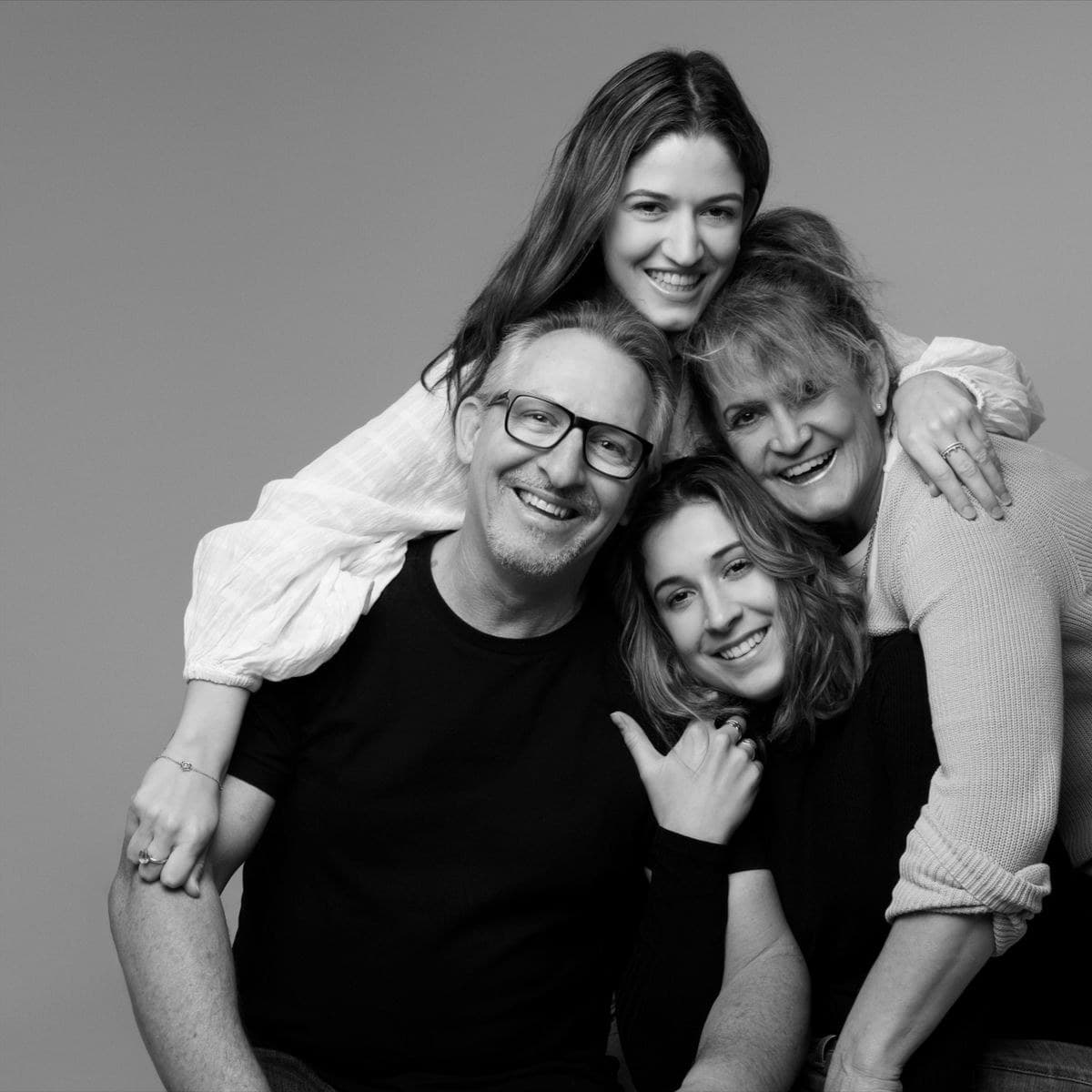 Fotografia original usada para criar a peça Retrato de família