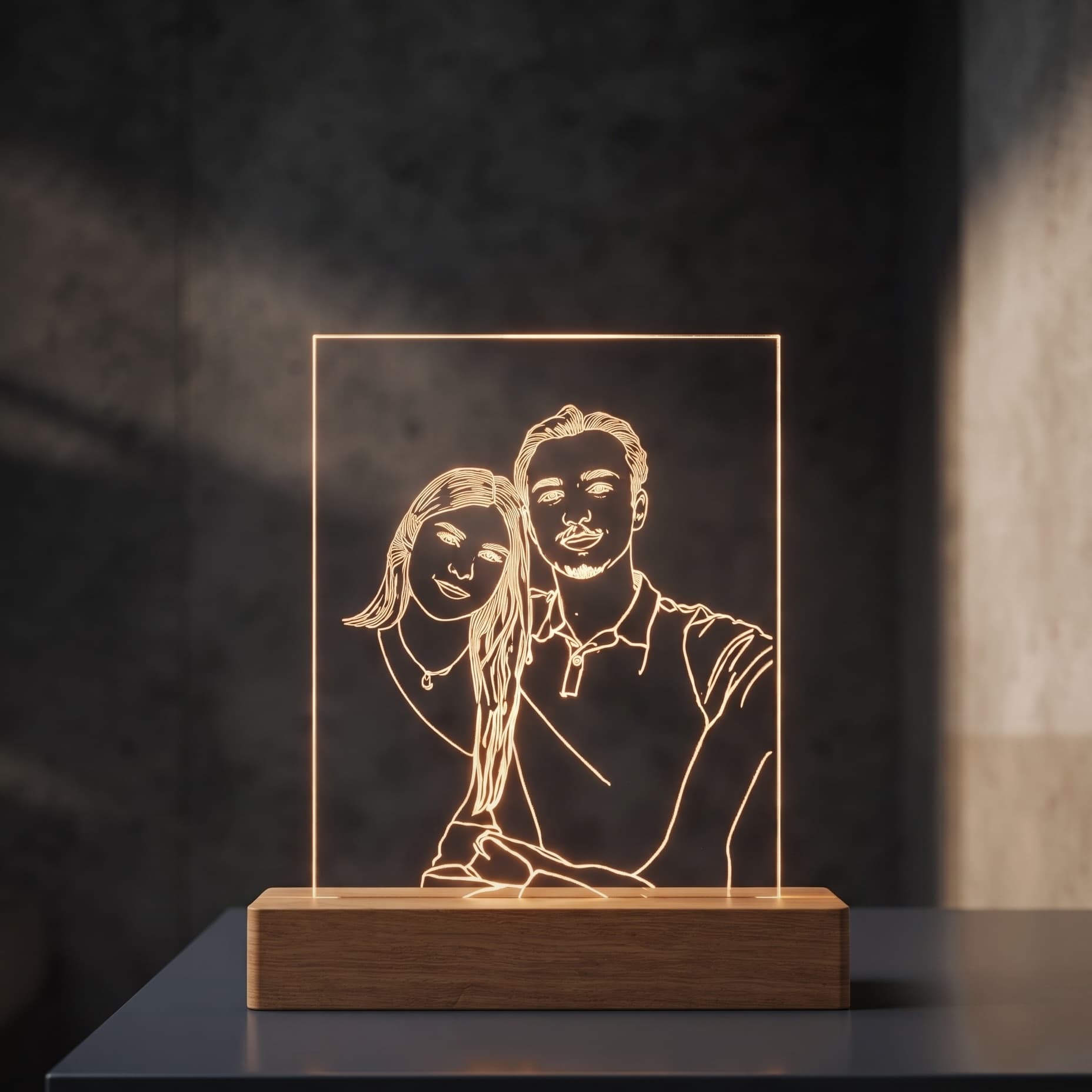 Placa LED · Gravura