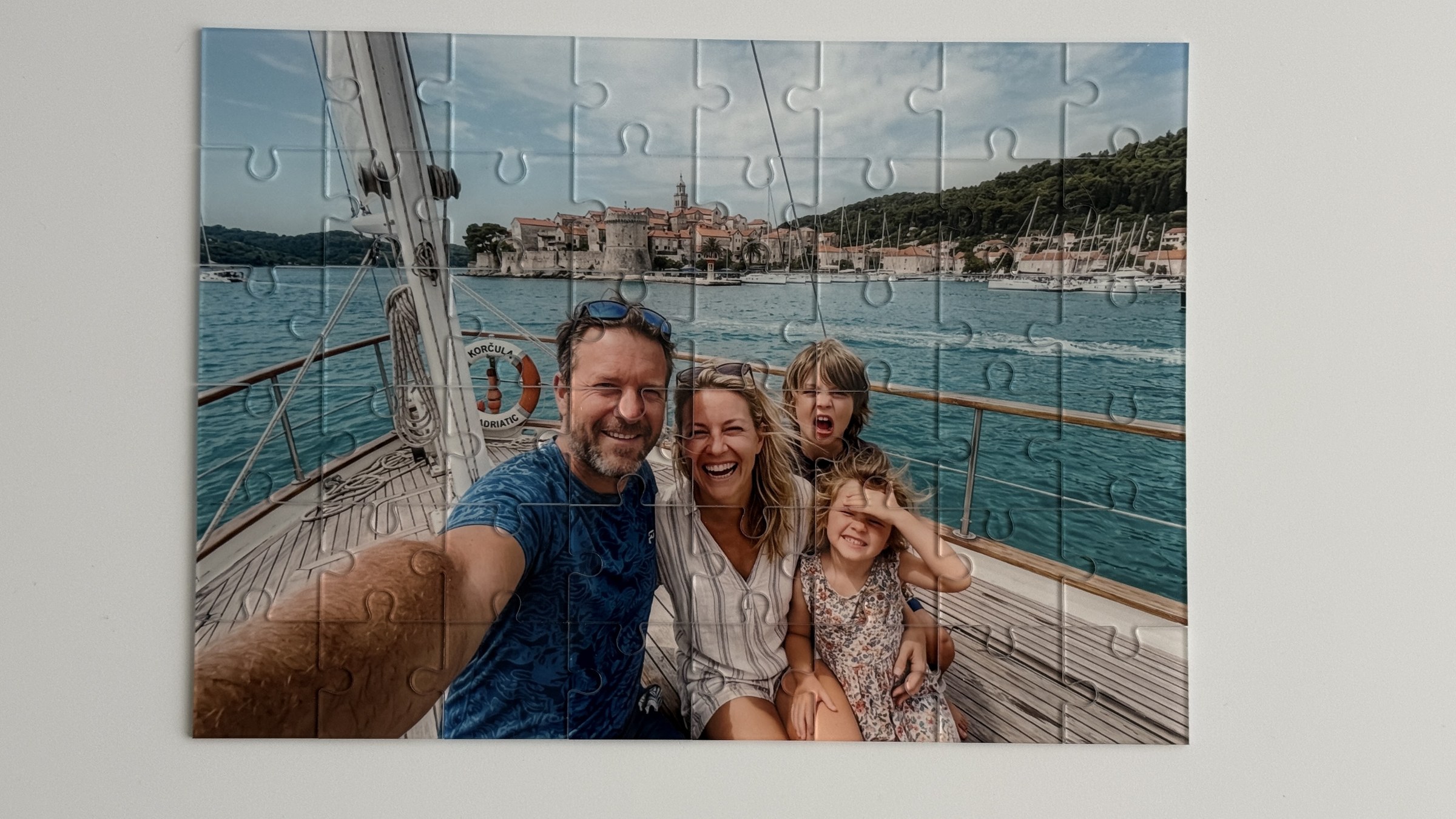 puzzle horizontal familia